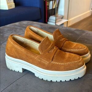 Portland Leather Tan Suede Loafers